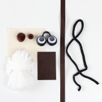 Набор для творчества: создание игрушки и раскраска "Веселые животные"