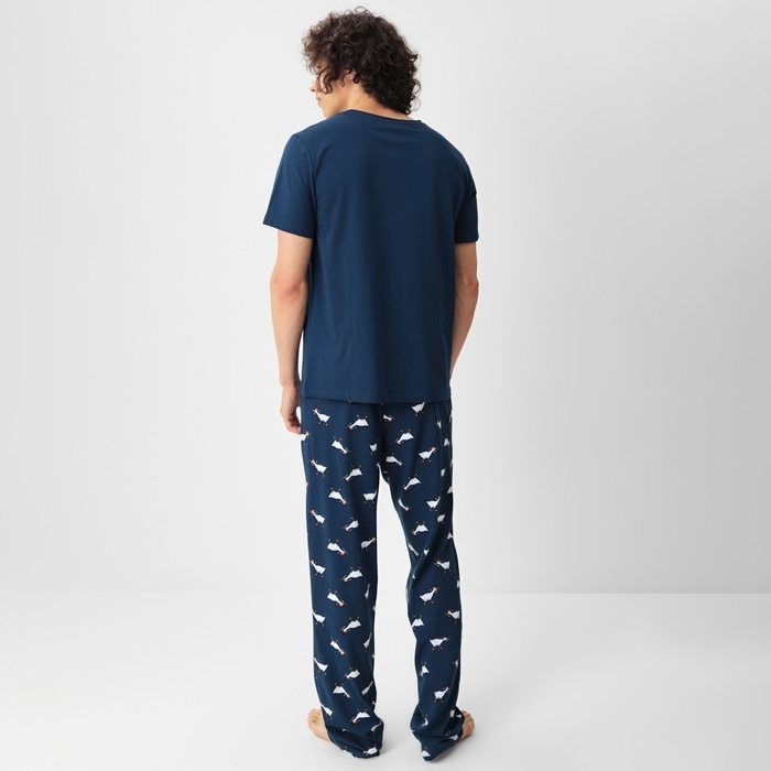 Пижама мужская KAFTAN Пижама мужская KAFTAN "Новогодняя дичь", р.54