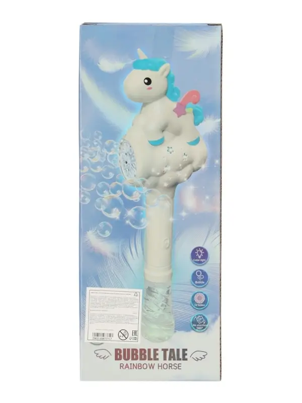 Генератор мыльных пузырей "Пони", световые эффекты, работает от батареек