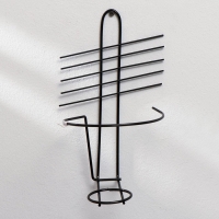 Подвес для кашпо &laquo;Парус&raquo;, d = 16 см, чёрный