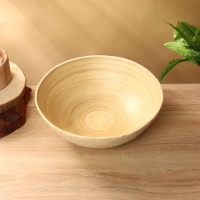 Салатник 25х25х8 см, бамбук