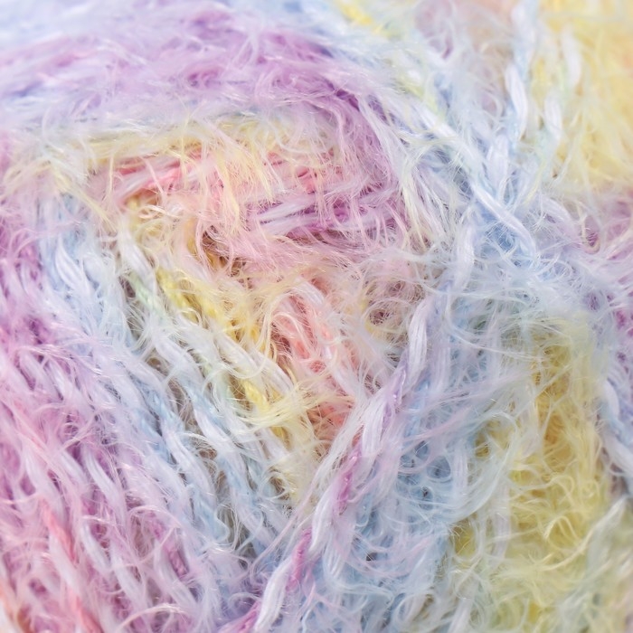 Пряжа Пряжа "Хлопок травка" 65% хлопок 35% полиамид 220 м/100гр (2238 разный)