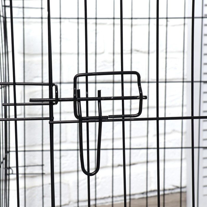 Клетка для собак 61 х 42 х 50 см, чёрная