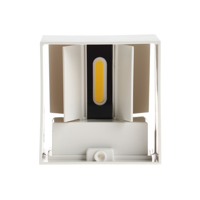 Светильник фасадный &laquo;Куб&raquo;, FSD-063, 6 Вт, 3000К, регулир. луч, IP65, 220 В, пластик, белый   1008423