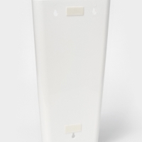 Корзина для пакетов, 18&times;9&times;35 см, цвет белый