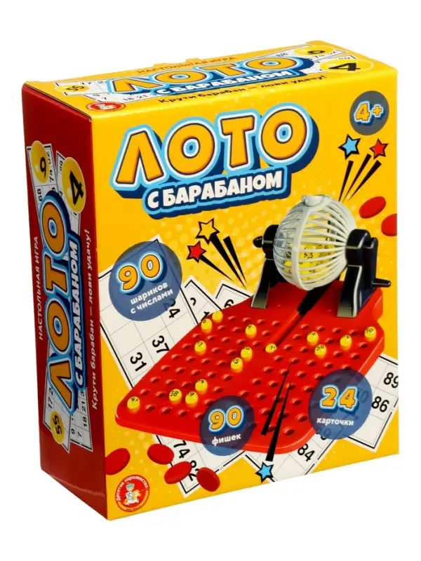 Настольная игра &laquo;Лото&raquo; с барабаном