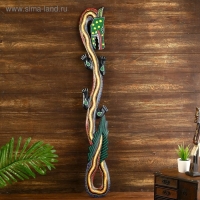 Панно "Дракон" дерево 95х14х1 см