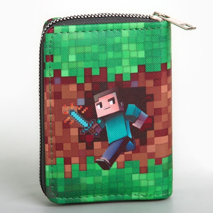 Кошелек детский Кошелек детский "Пиксели" 12.5*9*2 см