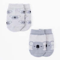 Набор носков Крошка Я &laquo;Коала&raquo;, 2 пары, 8-10