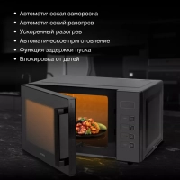 Микроволновая Печь HYM-D3008 23л. 800Вт черный Микроволновая Печь HYM-D3008 23л. 800Вт черный