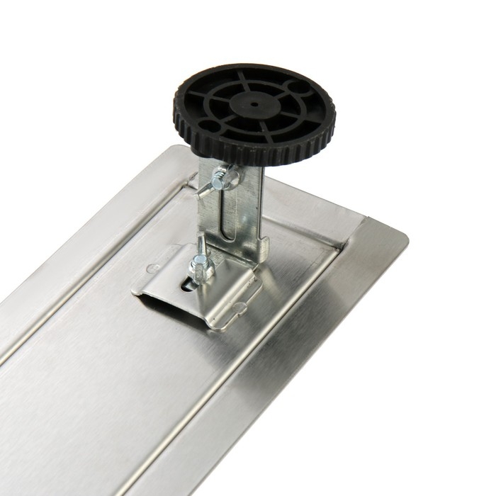 Трап ZEIN engr, c флaнцeм свободного вращ 360&deg;, 7&times;80 см, d=40/50 мм, нерж сталь, сатин