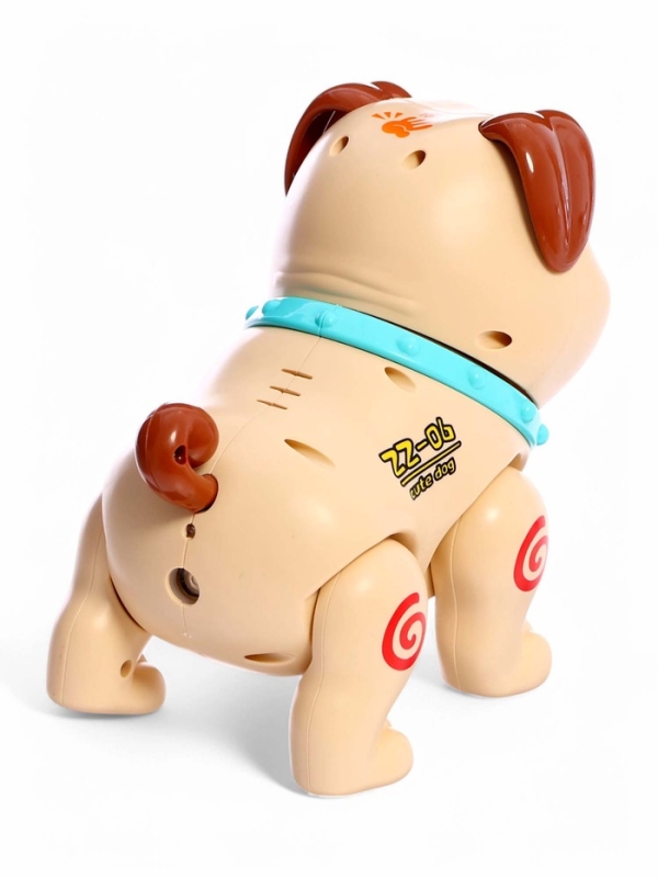 Интерактивная игрушка "Щенок Барри" звуковые и световые эффекты, ходит, выпускает пар