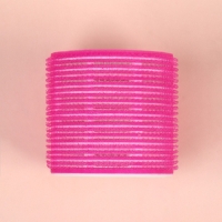 Бигуди &laquo;Липучка&raquo;, d = 6 см, в косметичке, 6 шт, цвет МИКС