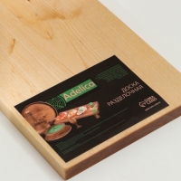 Доска разделочная Adelica, 50&times;20&times;2 см, покрыта маслом, цельная берёза