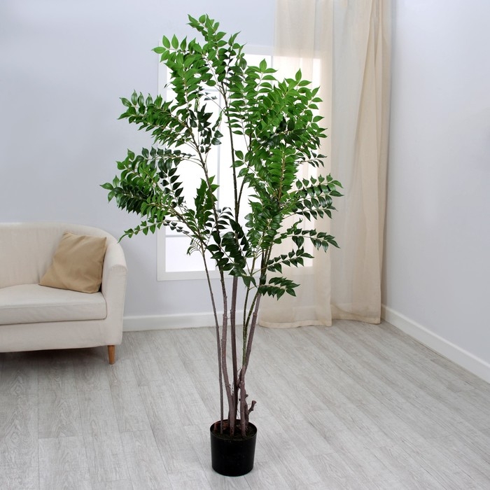 Дерево искусственное "Акация" в горшке, 180 см