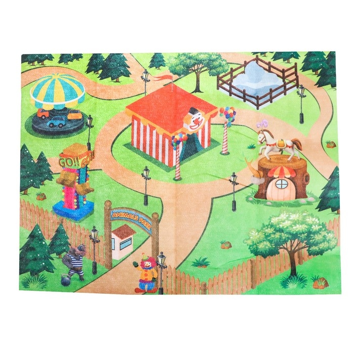 Набор животных &laquo;Зоопарк&raquo;, с ковром