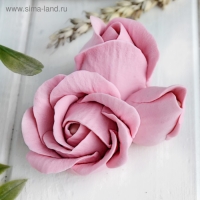 Силиконовая форма для мыла &laquo;Бутон розы тройной&raquo;