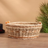 Корзина плетеная 28x28x11 см, ротанг