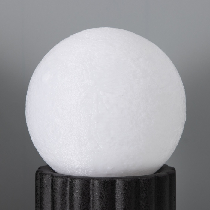 Лампа настольная "Луна"LED 1х40Вт Е27 черный 11х11х21см