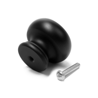 Ручка-кнопка CAPPIO, d=38 мм, вес 60 г, цвет чёрный, 8 шт. Ручка-кнопка CAPPIO, d=38 мм, вес 60 г, цвет чёрный, 8 шт.