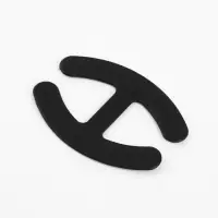 Набор фиксаторов для бретелей, 4.5&times;3.4 см, 3 шт., чёрный, белый, бежевый