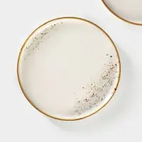 Блюда для подачи Magistro &laquo;Церера&raquo;, набор 2 шт., d=20 см, белые