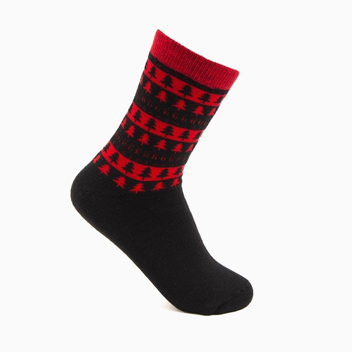 Носки женские новогодние тёплые GRAND, ёлочки, размер 25 Носки женские новогодние тёплые GRAND, ёлочки, размер 25