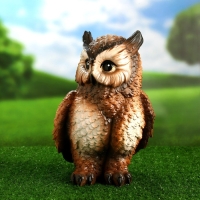 Садовая фигура "Сова большая, натуральная" 27 см Садовая фигура "Сова большая, натуральная" 27 см