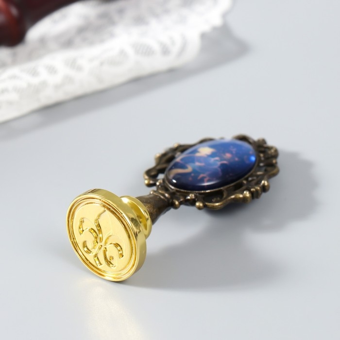 Сургучный набор Сургучный набор "Принц" печати, ручка, ложка, маркер, воск, свеча 22х12 см