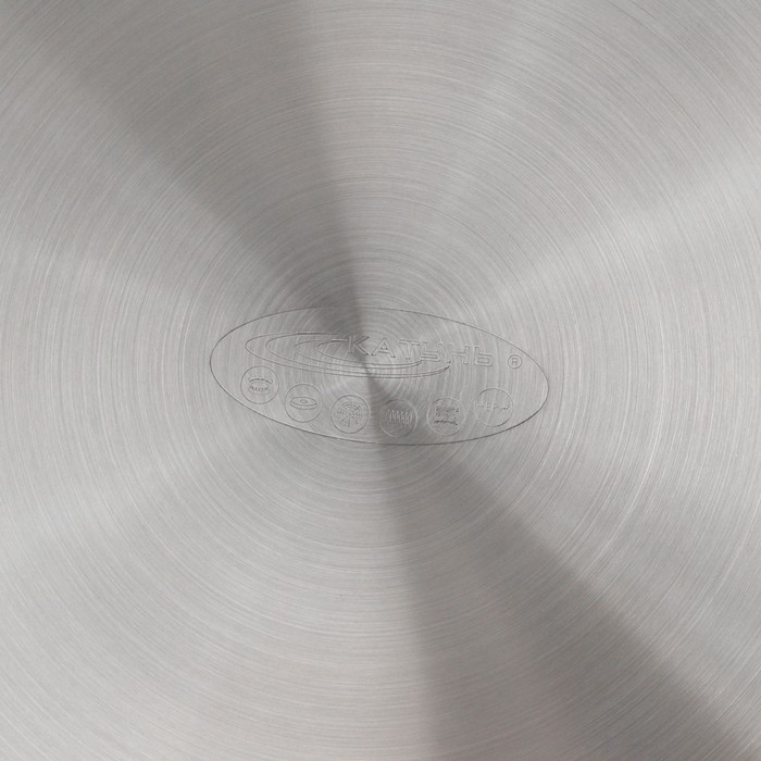 Сковорода &laquo;Общепит&raquo;, d=40 см, толщина корпуса 0,8 мм, дно 3,5 мм, антипригарное покрытие, индукция