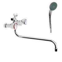 Cмеситель для ванны Accoona A87180, двухвентильный, хром Cмеситель для ванны Accoona A87180, двухвентильный, хром