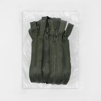 Молния &laquo;Трактор&raquo;, №8, разъёмная, замок автомат, 80 см, цвет хаки, цена за 1 штуку