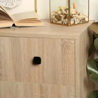 Ручка кнопка ТУНДРА РК112BL (MK112BL), черная