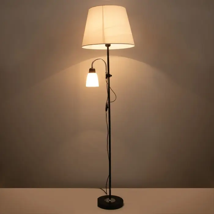 Торшер 19030/2BK E27 40Вт черный 41х41х180 см