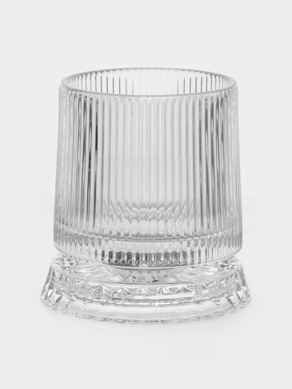 Стакан на вращающейся подставке "Тор" грани 250 мл, 8,5х10 см