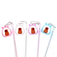 Ручка гелевая-прикол Капибара МИКС