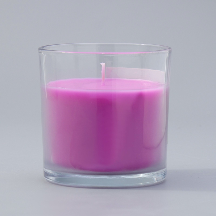 Свеча ГИГАНТ ароматическая в стакане Свеча ГИГАНТ ароматическая в стакане "Чёрная вишня", соевый воск, 10х10 см