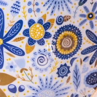 Салатник "Васильки" дерево манго 29х29х11 см