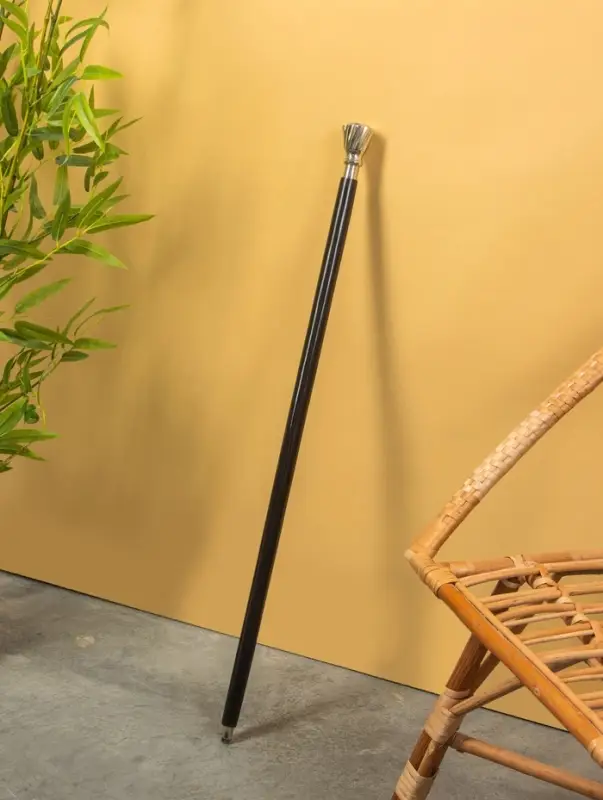 Трость с компасом 94 см, латунь, дерево