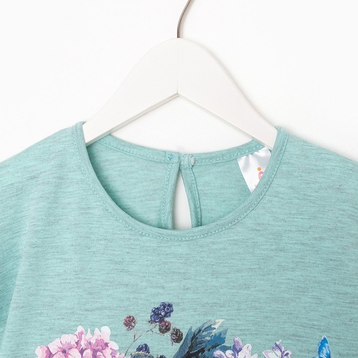 Платье для девочки, цвет мятный, рост 110 см