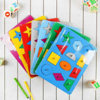 Рамки-вкладыши М.Монтессори &laquo;Геометрия&raquo;, МИКС