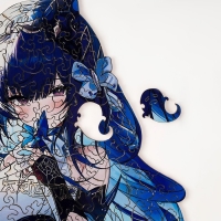 Пазлы деревянные фигурный &laquo;Аниме девушка&raquo;, 155 элементнов