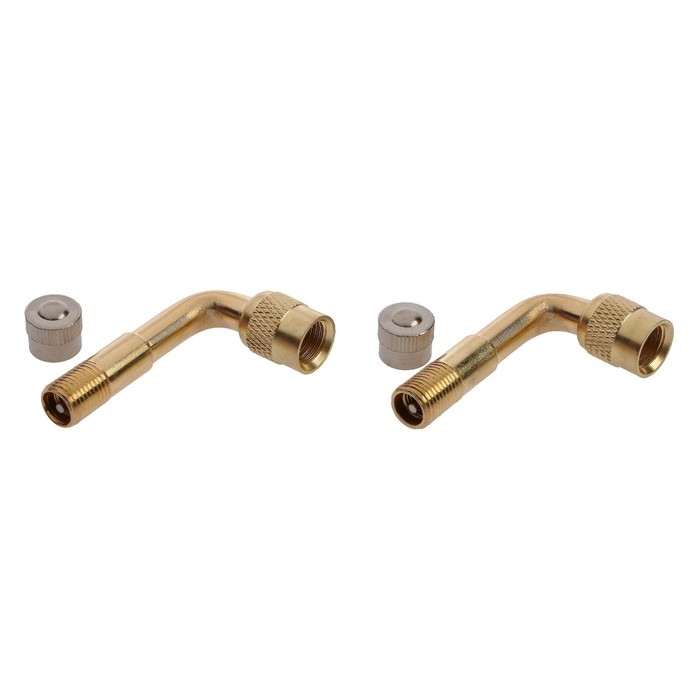 Удлинитель вентиля TORSO, металлический, угол 90&deg;, набор 2 шт