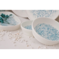 Соусник фарфоровый Magistro &laquo;Лунный океан&raquo;, d=10,2 см, цвет белый