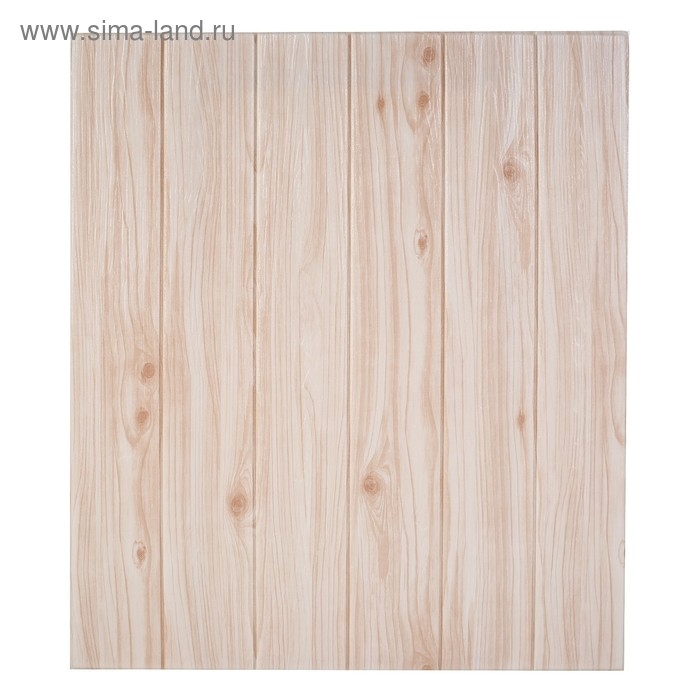 Самоклеящаяся ПВХ панель "Светлое дерево" 60*70см