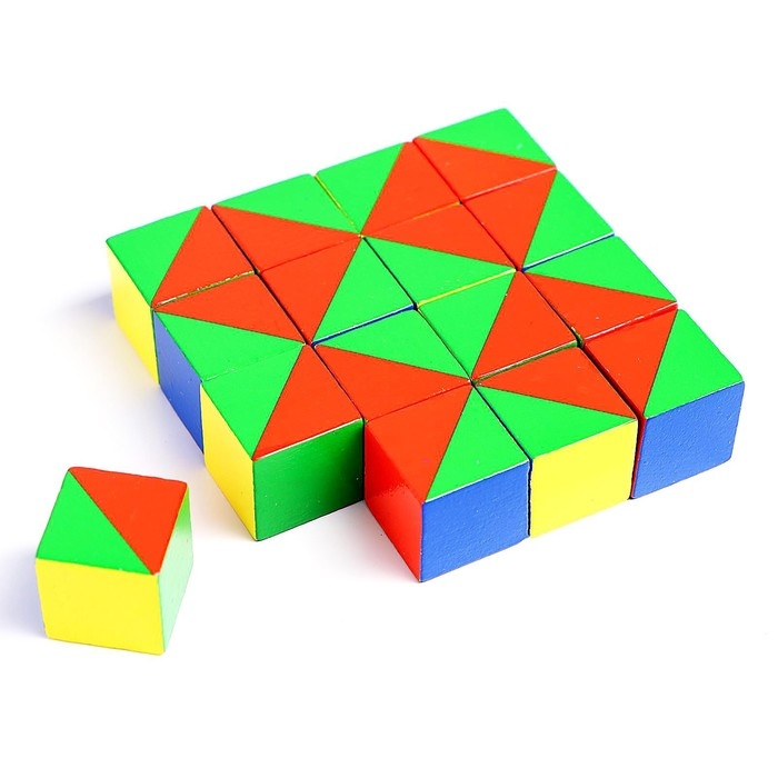 Кубики &laquo;Сложи картинку&raquo;, задания в комплекте