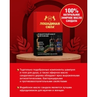 Подарочный набор для мужчин Лошадиная сила: шампунь, 500 мл + гель для душа, 500 мл