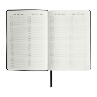 Ежедневник датированный 2024 A5 176 листов, deVENTE.Saltos, мягкая обложка из искусственной кожи, ляссе, кремовый блок 70 г/м2, чёрный Ежедневник датированный 2024 A5 176 листов, deVENTE.Saltos, мягкая обложка из искусственной кожи, ляссе, кремовый блок 70 г/м2, чёрный