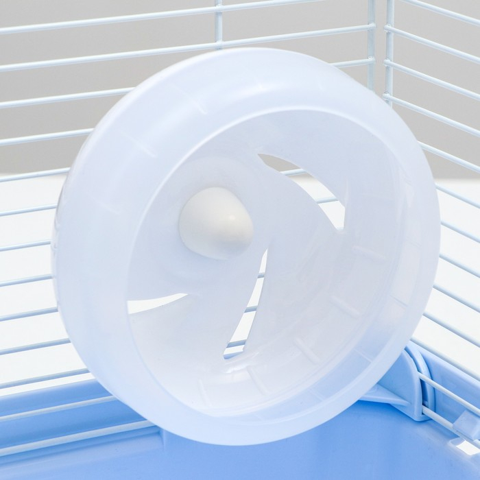 Клетка для грызунов укомплектованная, 23 х 19 х 28 см, голубая Клетка для грызунов укомплектованная, 23 х 19 х 28 см, голубая