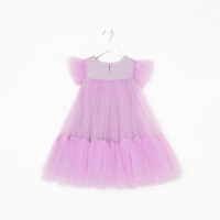 Платье детское с пышной юбкой KAFTAN, рост 98-104, лиловый Платье детское с пышной юбкой KAFTAN, рост 98-104, лиловый